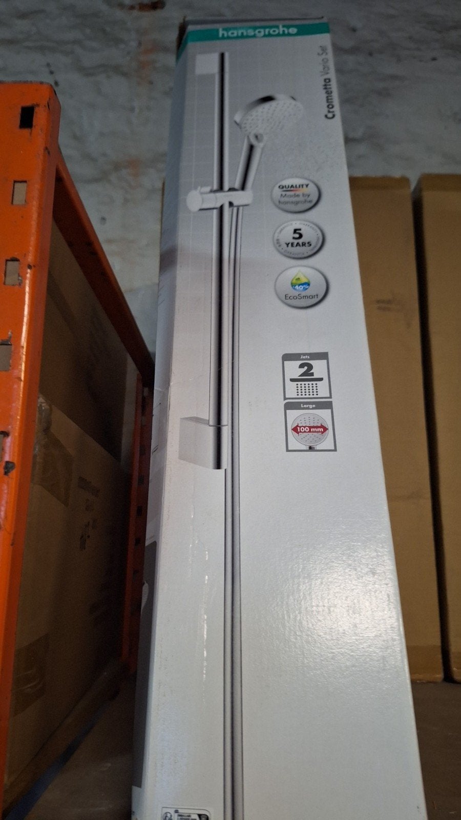 barre de douche Hansgrohe, Ophalen