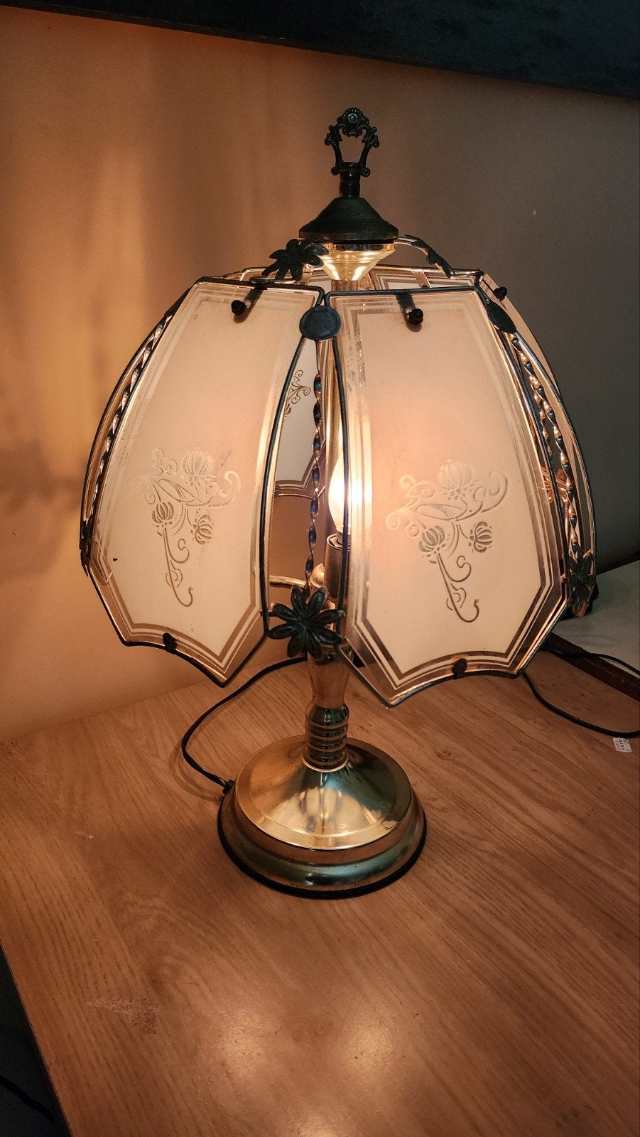 vintage tafellamp, Ophalen