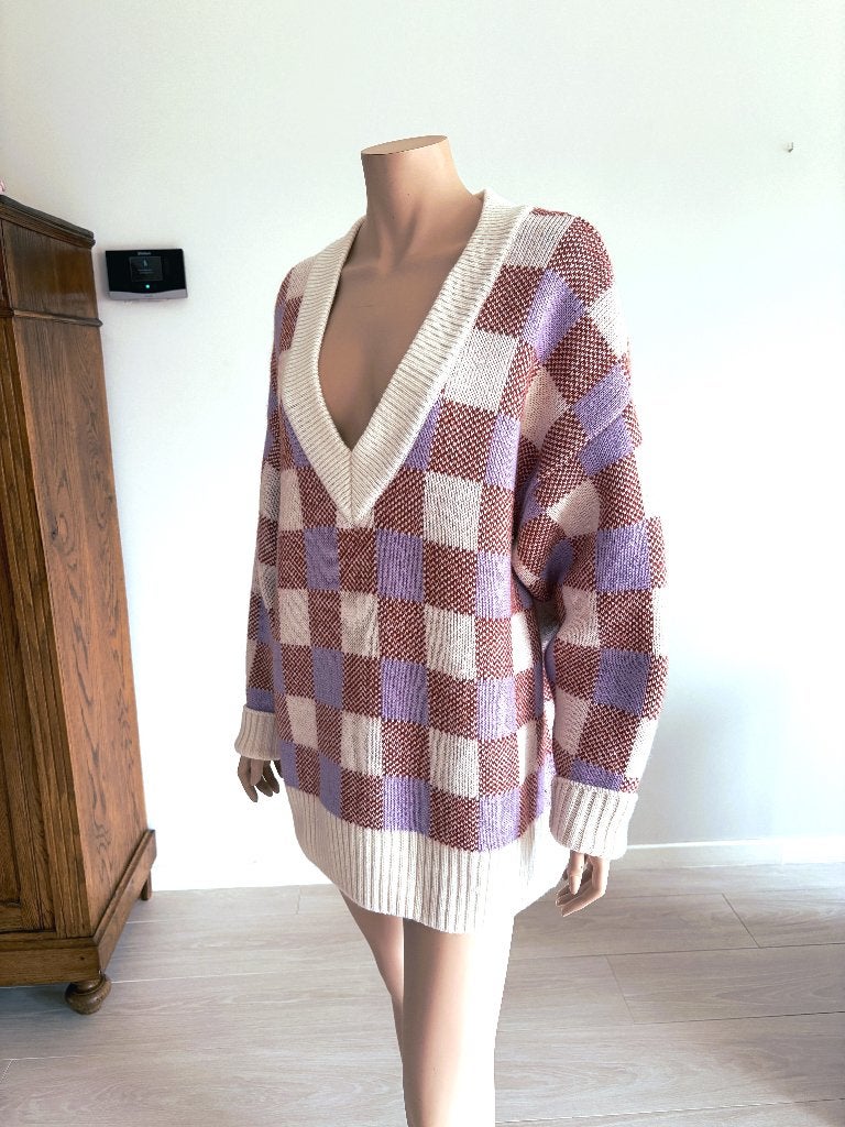 Valentine Witmeur Lab oversized knit – TU –  recycled blend, Valentine Witmeur Lab, Verzenden, Zo goed als nieuw, Meerkleurig