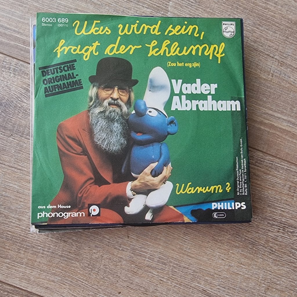 7" Vader Abraham – Was Wird Sein, Fragt Der Schlumpf, Cd's en Dvd's, Vinyl Singles, Ophalen of Verzenden, Gebruikt, 7 inch, Schlager