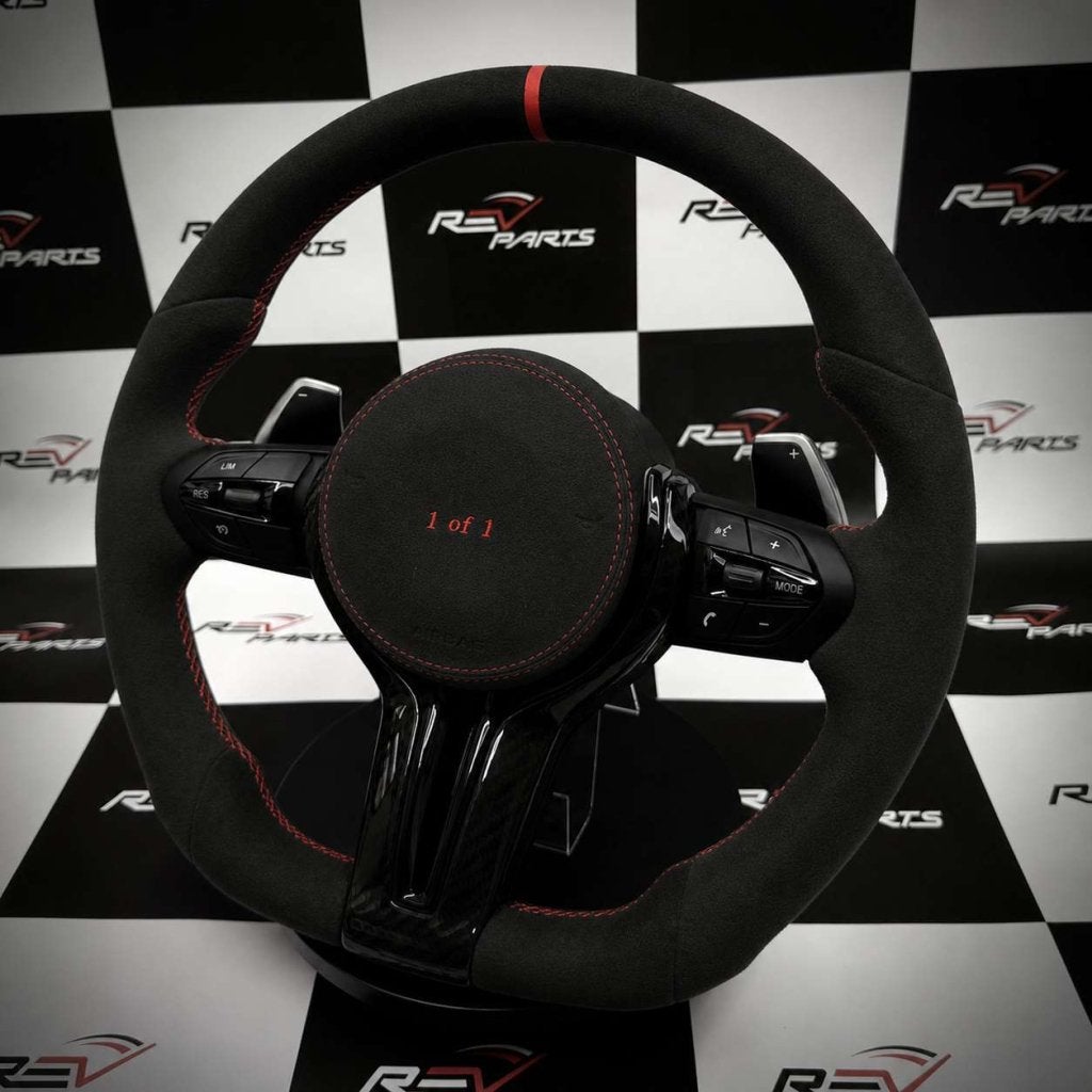 Volant en carbone alcantara noir BMW F et E, Autos : Pièces & Accessoires, Enlèvement ou Envoi, Neuf, BMW