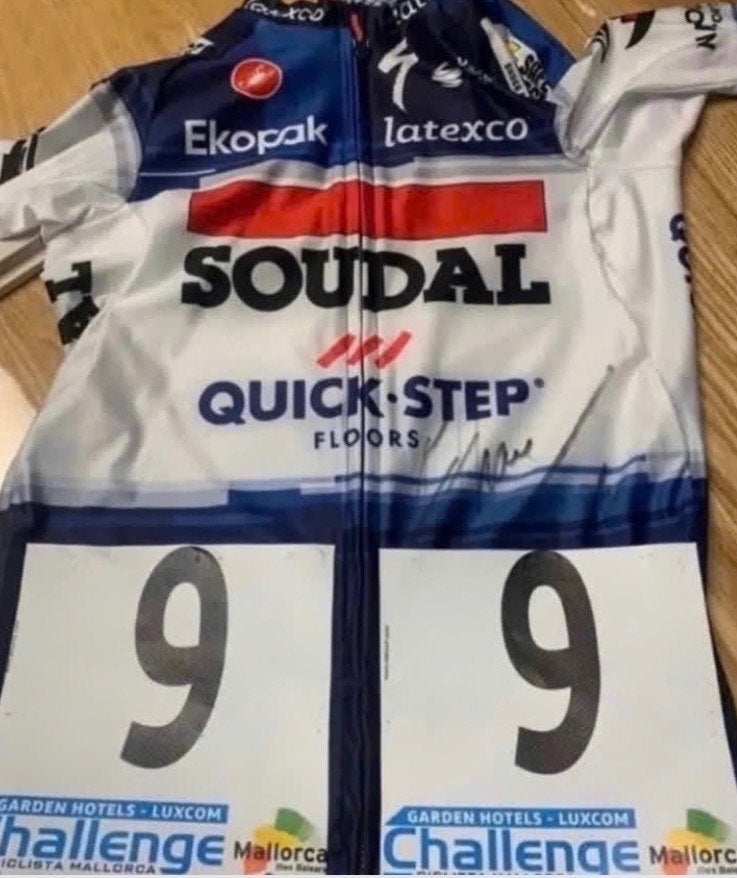Gesigneerd Wielertrui, Ophalen of Verzenden, Zo goed als nieuw, Shirt