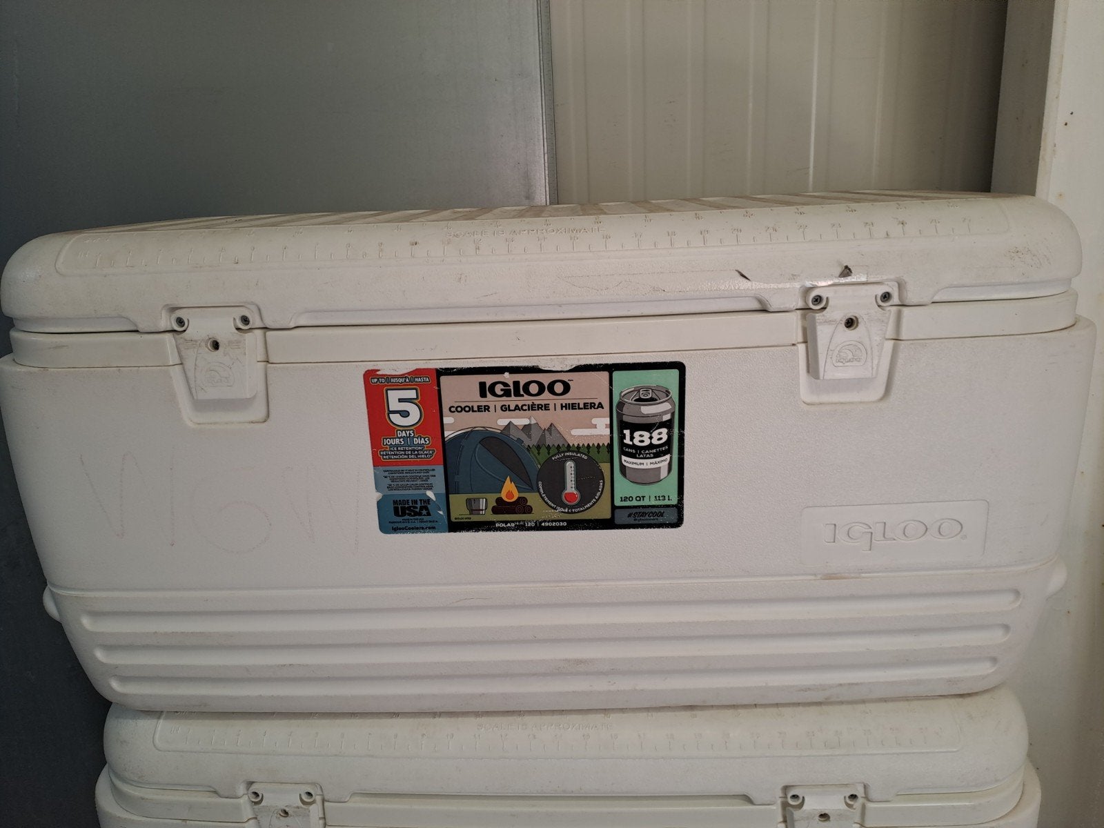 Koelbox igloo marine cooler 113 liter, Ophalen, Koelbox