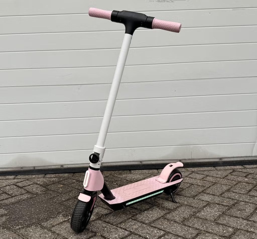 Elektrische Kinderstep Roze 15 km/u, 20 km Bereik & LED, Enlèvement ou Envoi, Neuf