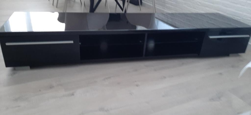 tv meubel, Ophalen, Kunststof, Zo goed als nieuw, 200 cm of meer