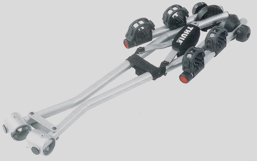 Thule Xpress fietsendrager 2 fietsen, Autos : Divers, Porte-vélos, Comme neuf, Support d'attelage, 2 vélos, Enlèvement