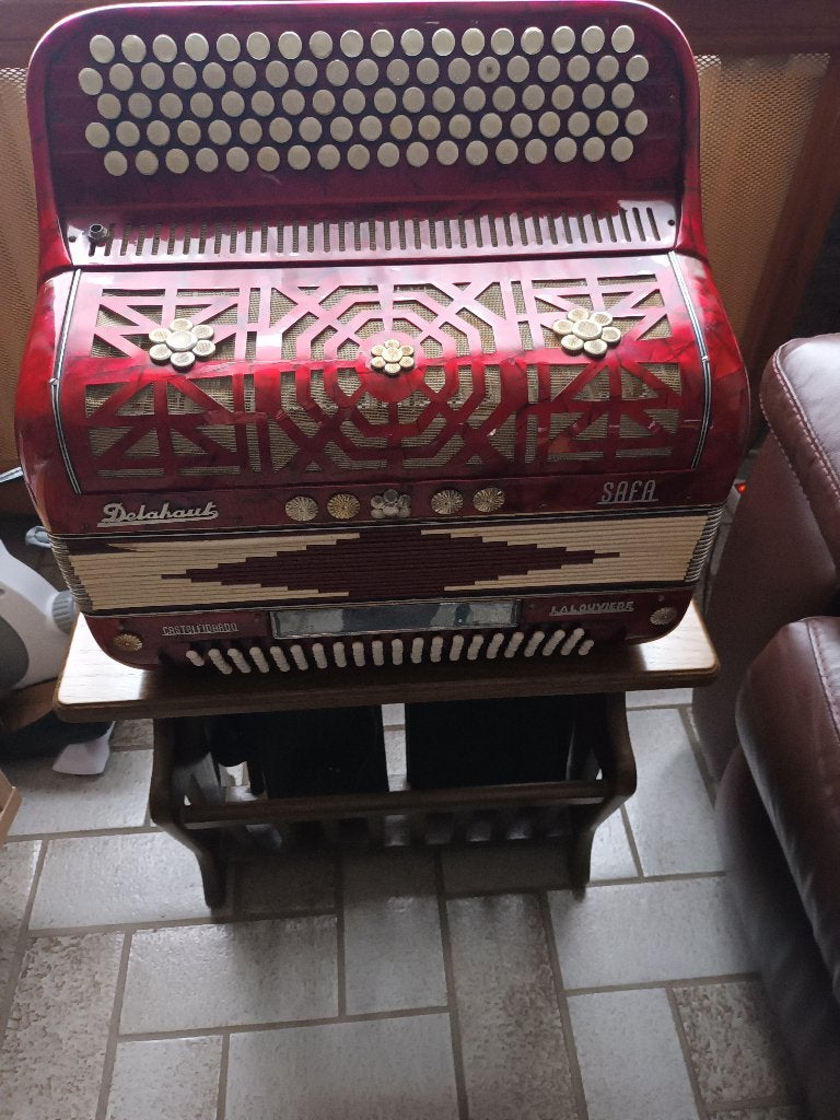 accordeon, Musique & Instruments, Accordéons, Enlèvement, Utilisé, Accordéon à boutons, Avec bretelles