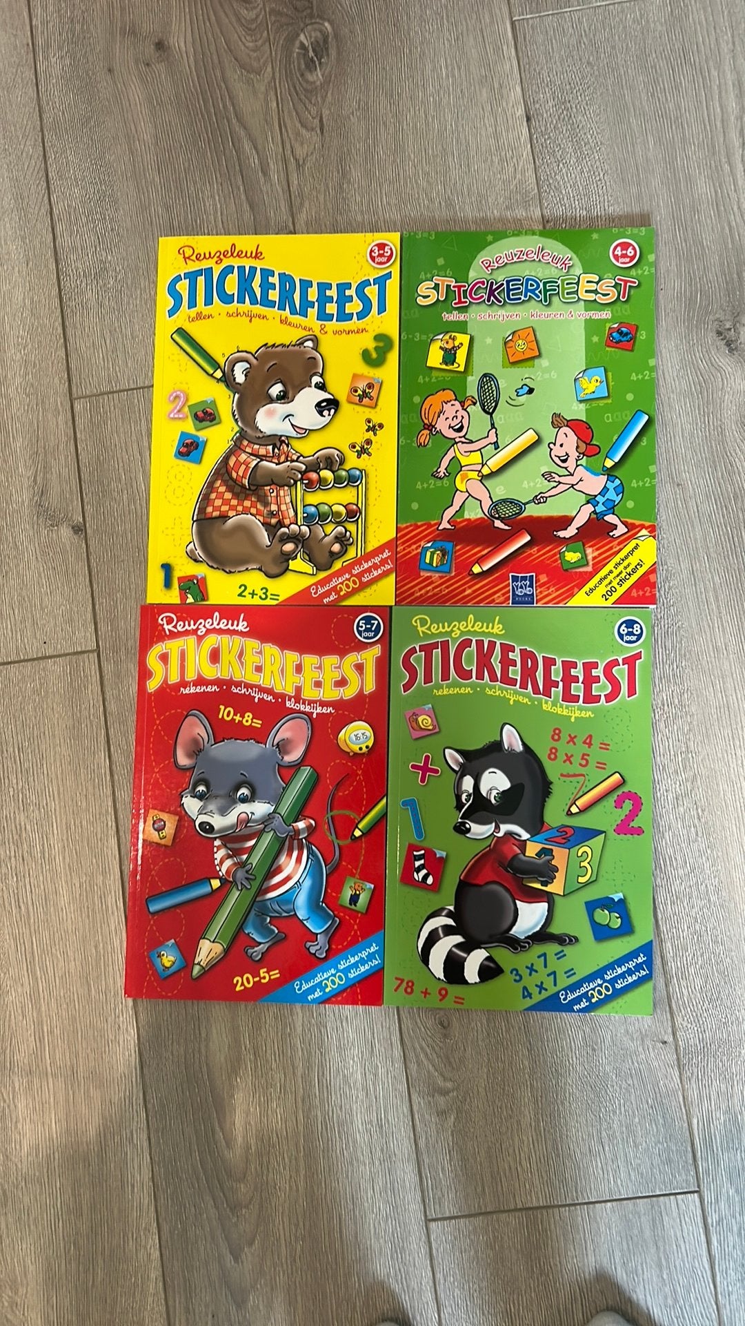 Werk en stickerboeken, Ophalen, Nieuw