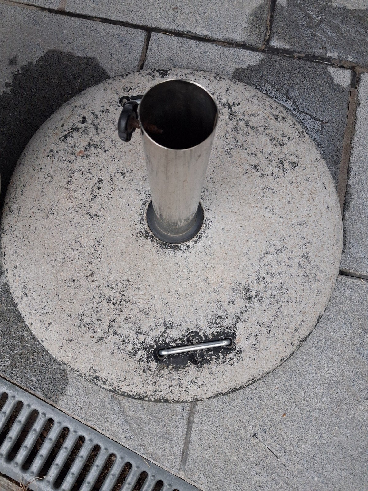 parasol voet, Tuin en Terras, Ophalen, Gebruikt