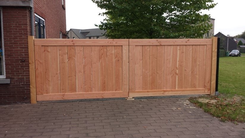 Tuinpoort op maat gemaakt, Ophalen of Verzenden, Nieuw, Hout, Draaipoort