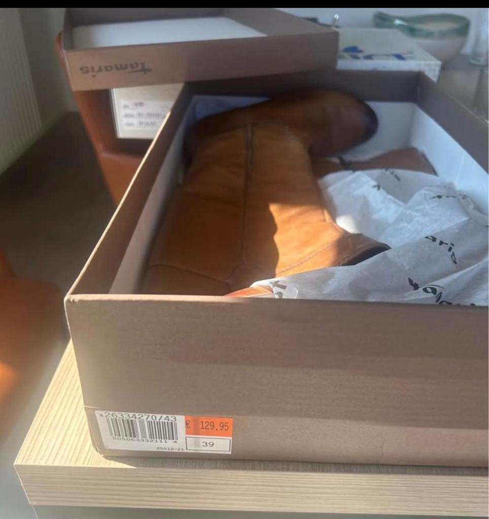 Laarzen Tamaris, Ophalen, Hoge laarzen, Bruin, Zo goed als nieuw