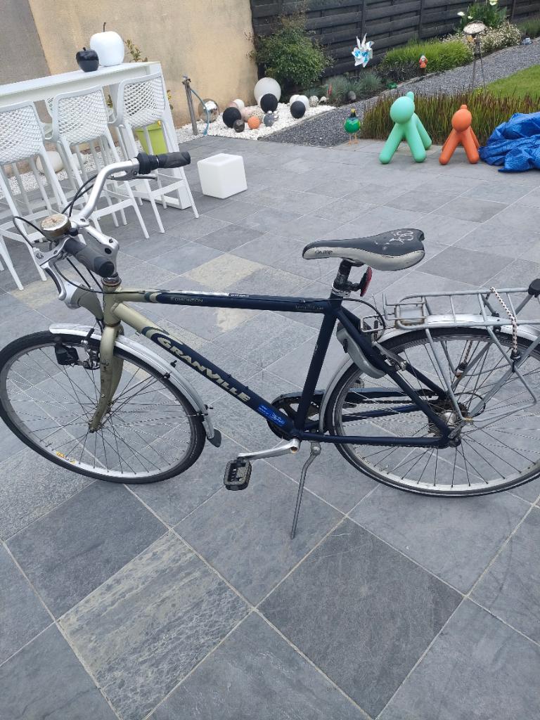 Mannen fiets, Ophalen