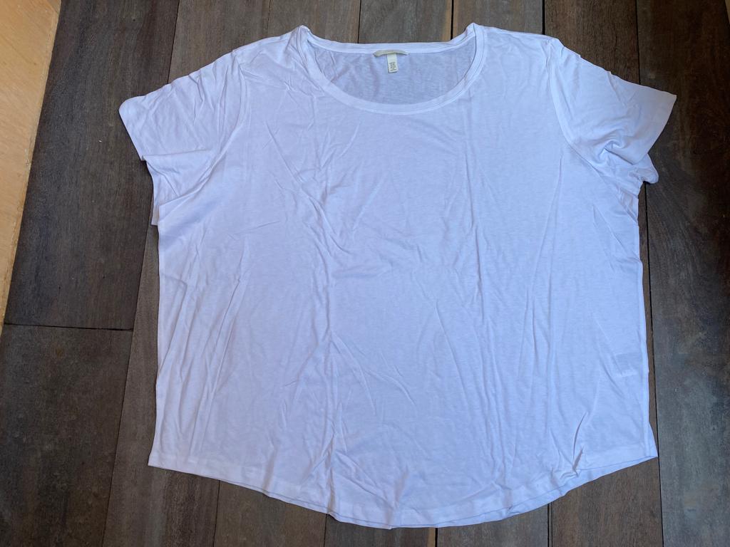 H&M T-shirt 3XL wit Nieuw 2 stuks, Kleding | Dames, T-shirts, H&M, Verzenden, Wit, Maat 46/48 (XL) of groter