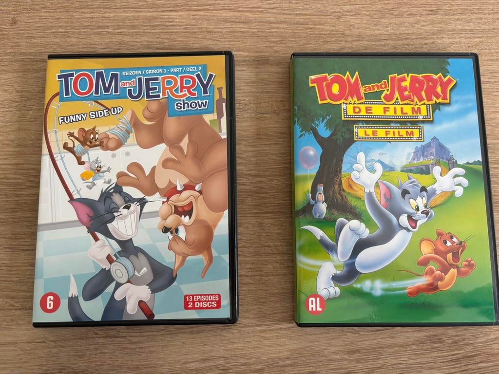 Set van 2 Tom & Jerry DVD’s. Nieuw. Niet afgespeeld., Vanaf 6 jaar, Ophalen of Verzenden, Zo goed als nieuw, Tekenfilm