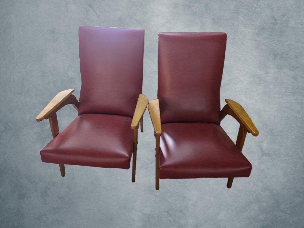 Set van 2 vintage design fauteuils – Scandinavische stijl, Ophalen