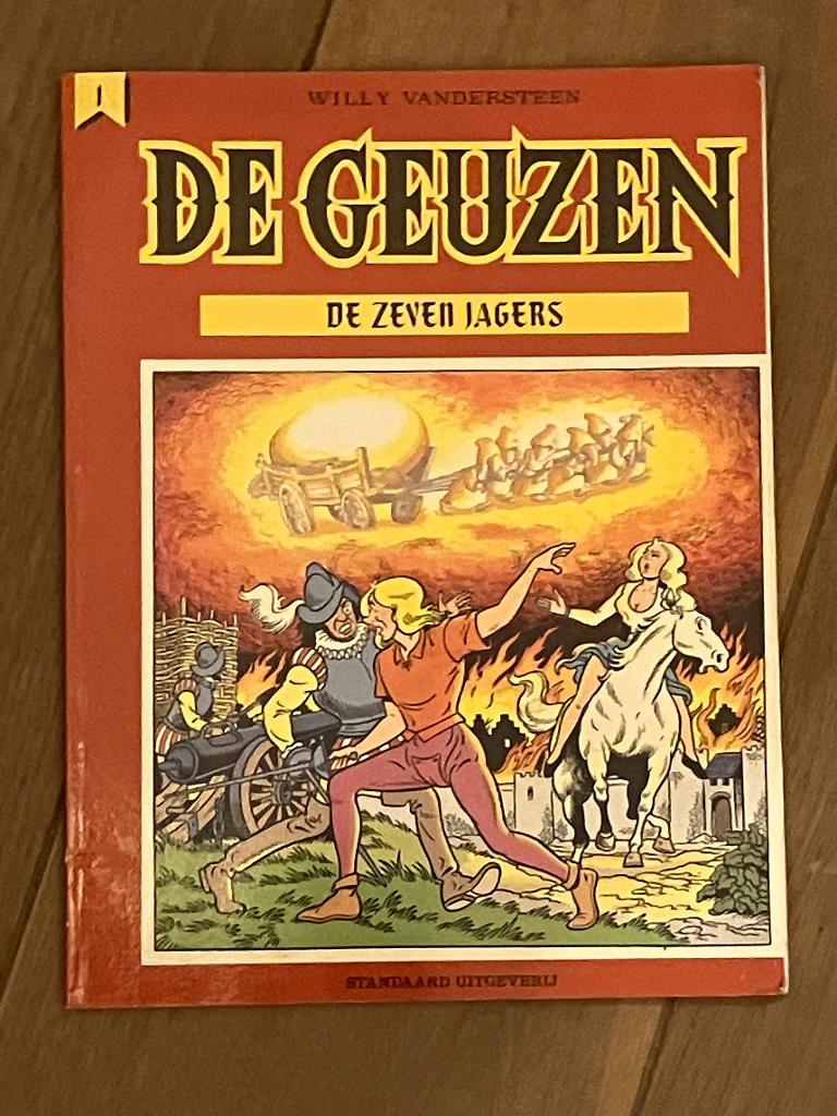 De Geuzen - 1 - De zeven jagers, Eén stripboek, Ophalen of Verzenden, Gelezen, Willy Vandersteen