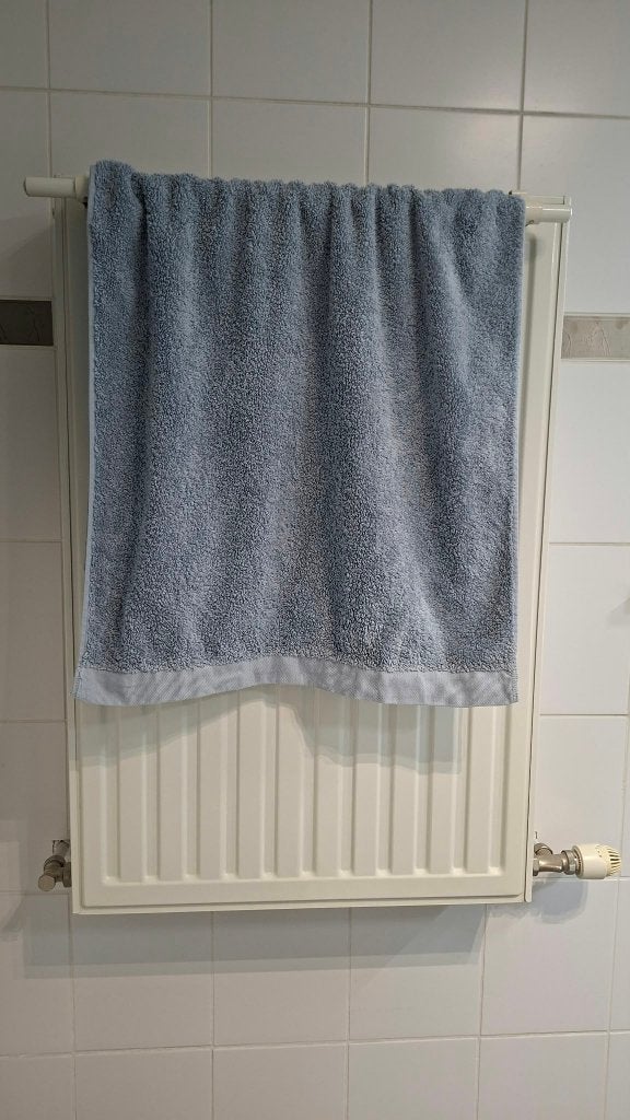 Radiator met handdoekhouder Radson, Doe-het-zelf en Bouw, Verwarming en Radiatoren, Ophalen, Gebruikt, Radiator, 60 tot 150 cm