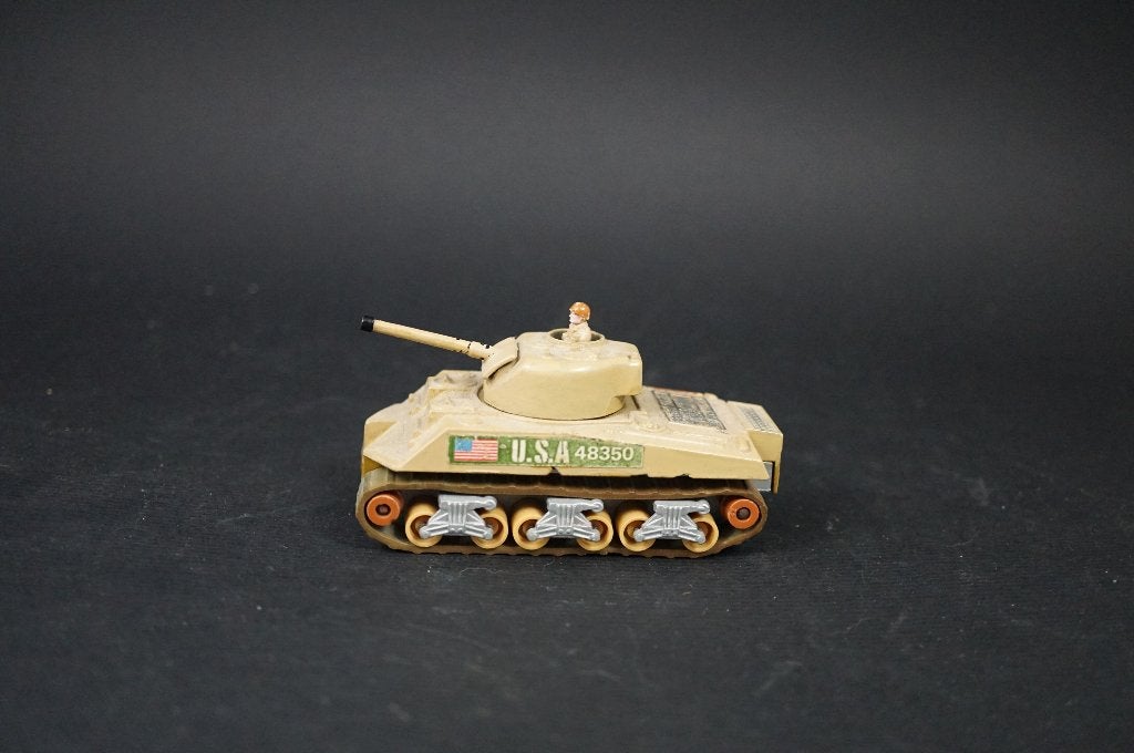 Matchbox Sherman tank - 1974 - TOP, Enlèvement ou Envoi