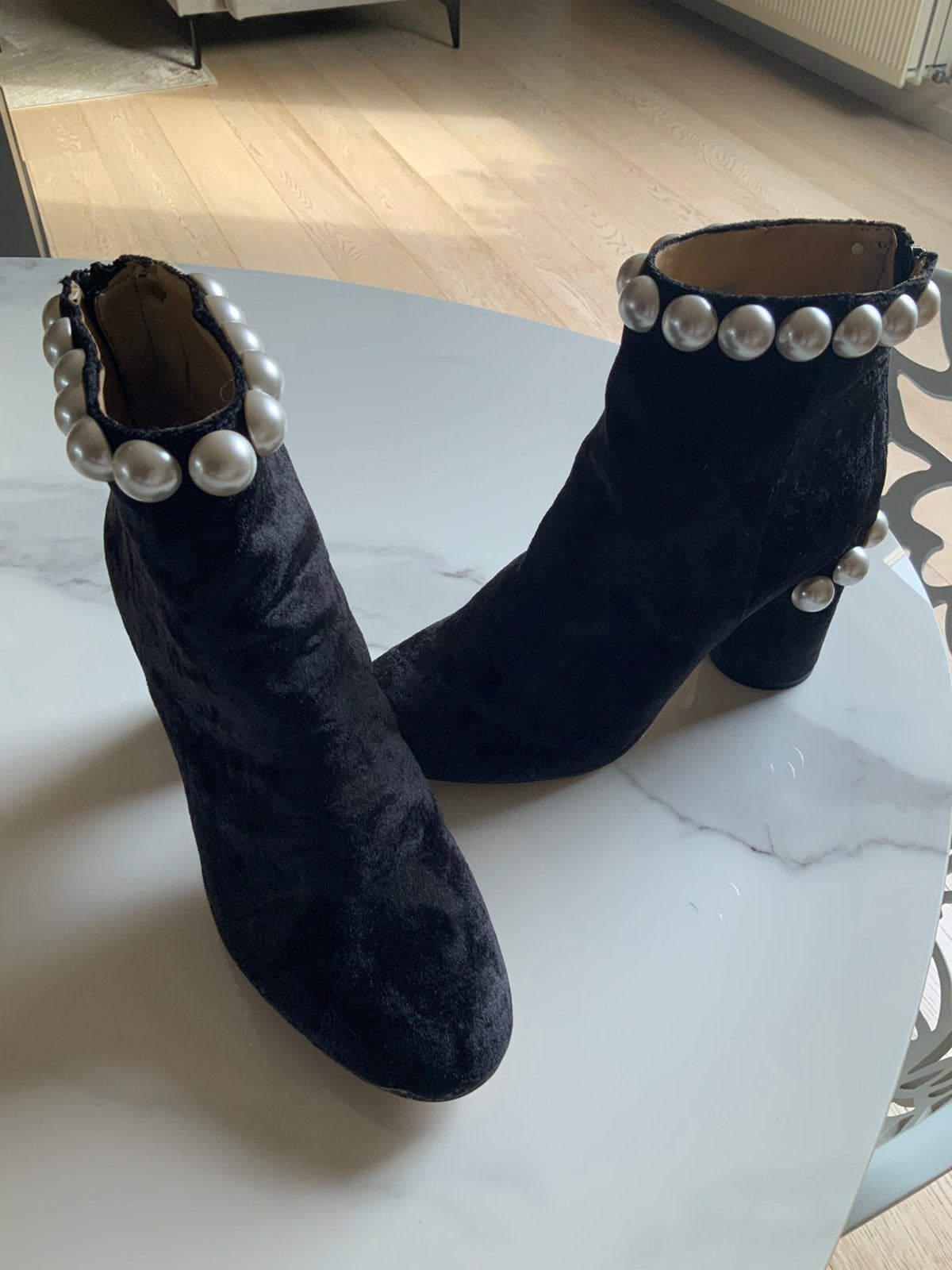 Zwart botjes Katy Perry, Ophalen of Verzenden, Zo goed als nieuw, Zwart
