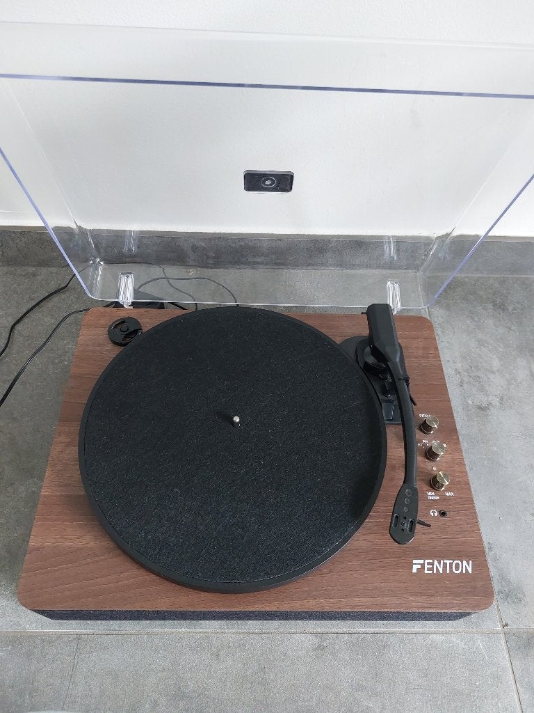Fenton platenspeler met interne box, Audio, Tv en Foto, Platenspelers, Gebruikt, Pitch-regelaar, Platenspeler, Ophalen