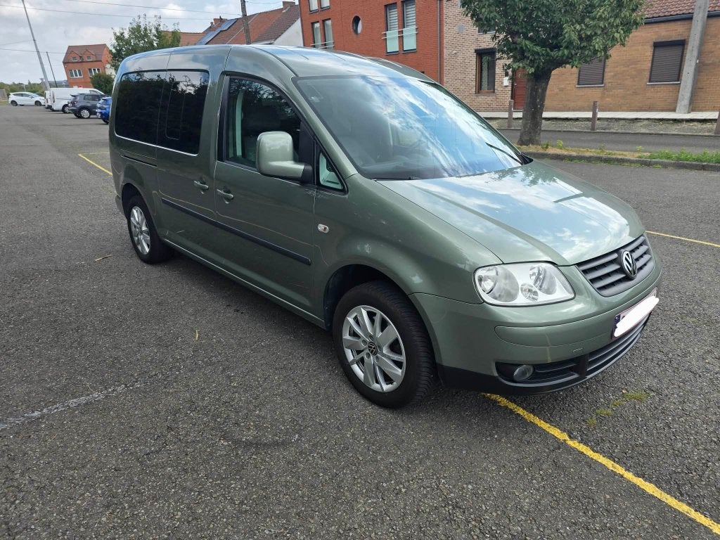 VW Caddy 1.9tdi 110.000km 7 zitplaatsen, Auto's, Automaat, Dealer onderhouden, Stof, 7 zetels