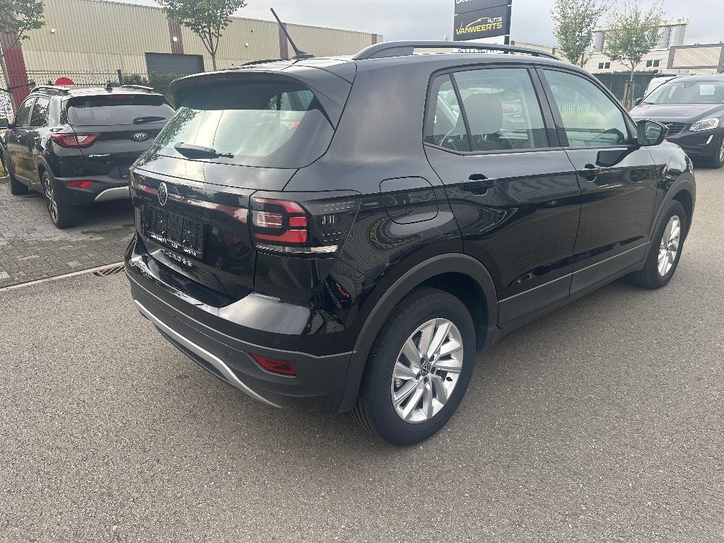 Vw T-Cross, 1.0 TSI, DSG AUTOMAAT, 110 pk, CARPLAY-ANDROID, Auto's, Volkswagen, Euro 6, Zwart, 146 g/km, 5 zetels
