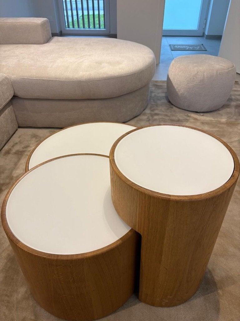3delige salon tafel, Huis en Inrichting, Ophalen, Zo goed als nieuw