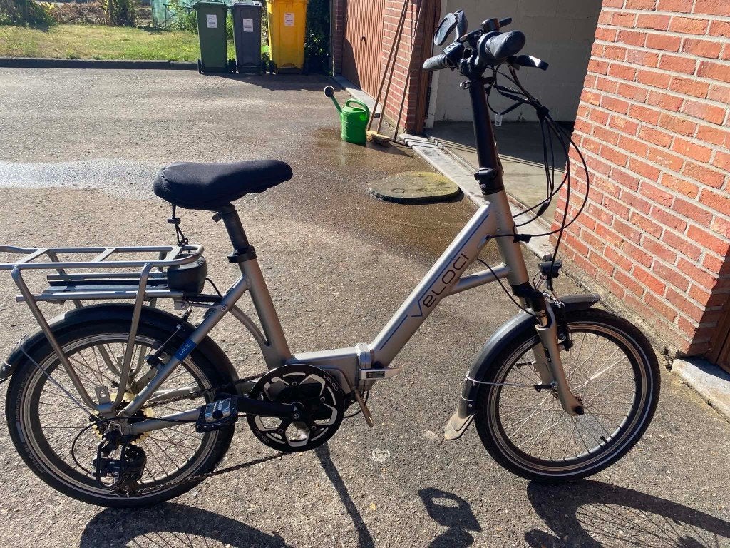 electrische plooifiets, Fietsen en Brommers, Ophalen, Gebruikt, Elektrische fiets, Veloci
