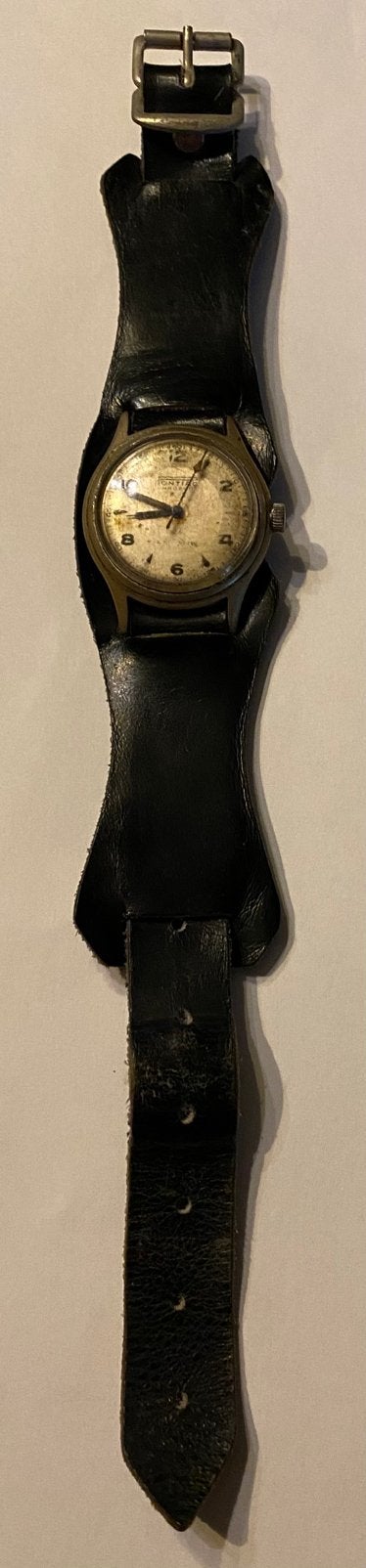 Mechanisch Polshorloge PONTIAC, Met bandje, Polshorloge, 1930 tot 1960, Ophalen