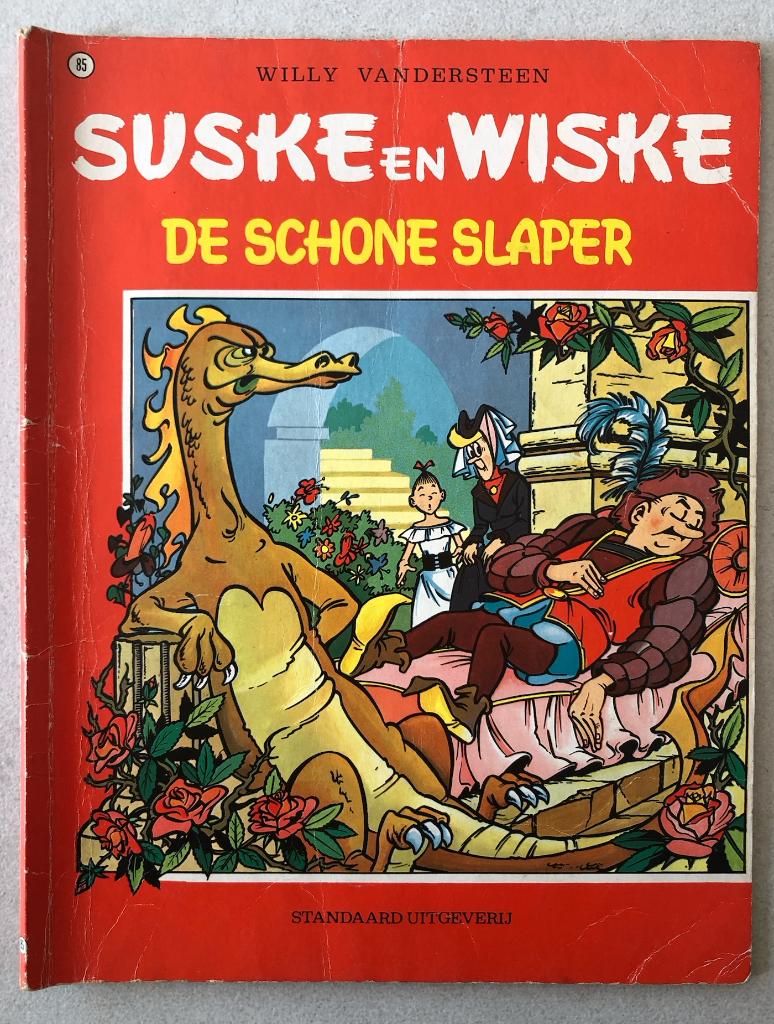 Stripboek Suske en Wiske De schone slaper. 1971, Gelezen, Willy Vandersteen, Eén stripboek, Ophalen of Verzenden