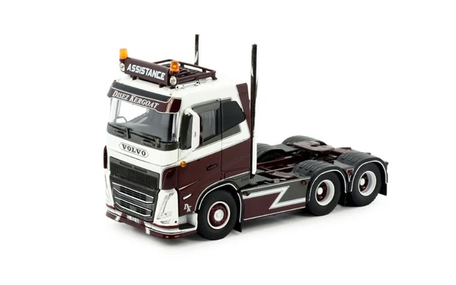 Tracteur Tekno 85174 Volvo FH05 6x4 Disez Kergoat 1:50, Enlèvement ou Envoi, Neuf, Bus ou Camion, Tekno