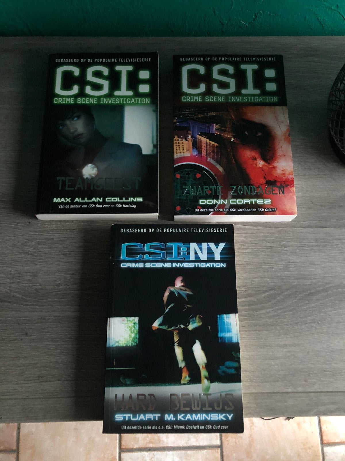 3 boeken CSI, Boeken, Film, Tv en Media, Ophalen, Zo goed als nieuw