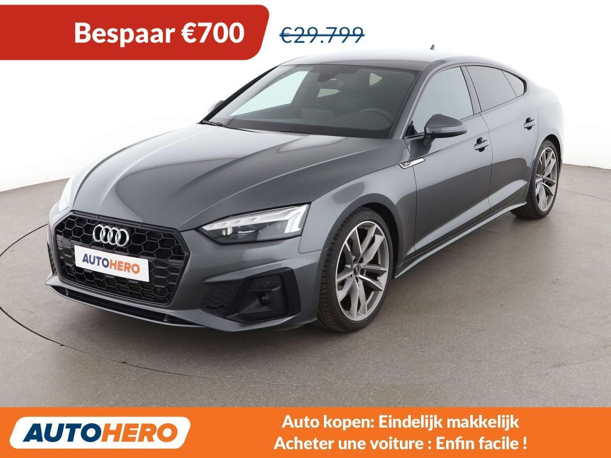 Audi A5 35 TFSI Mild-Hybrid S line (bj 2022, automaat), Auto's, Gebruikt, 1984 cc, Alcantara, 5 deurs