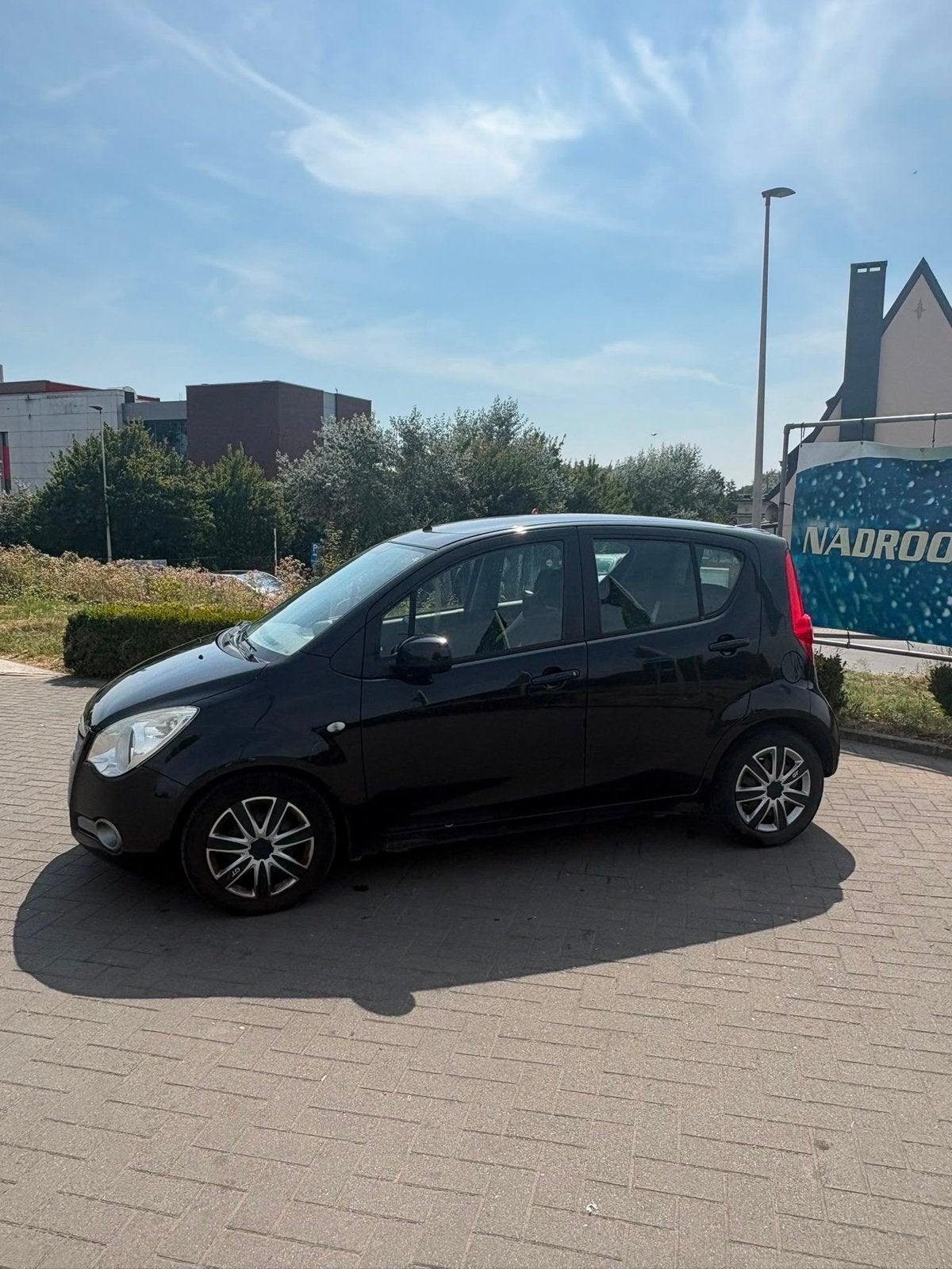 Opel Agila 1.2 benzine – Automaat – 2010, Automaat, Stof, Zwart, Zwart