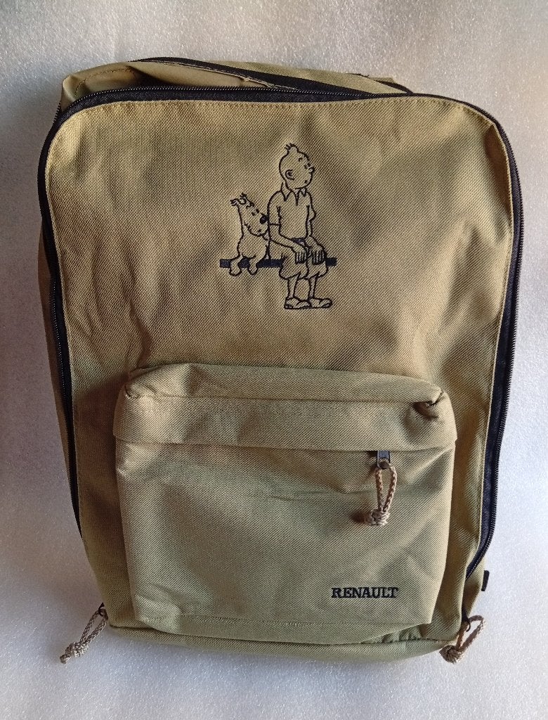 Sac à dos promotionnel Renault/Tintin (Tintin), Collections, Enlèvement ou Envoi, Tintin, Comme neuf