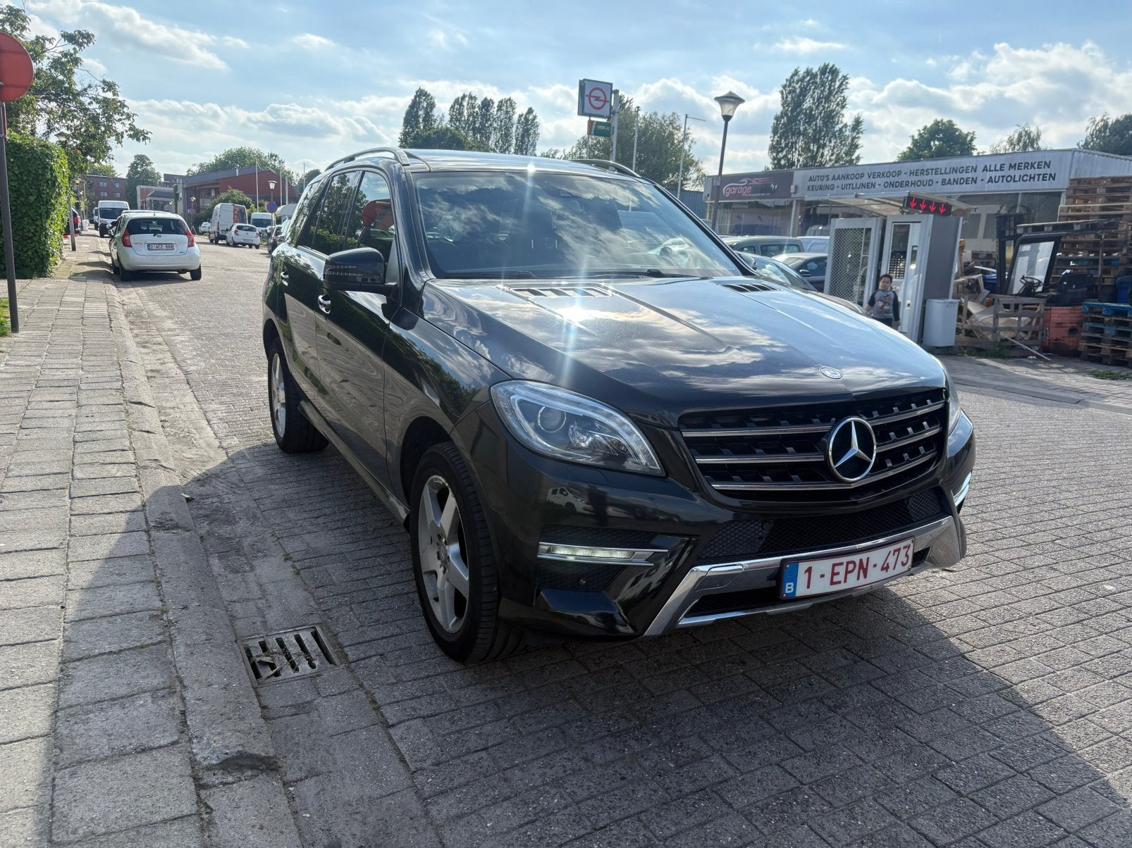 Mercedes ml 250, Auto's, Mercedes-Benz, Automaat, Zwart, Adaptieve lichten, M-Klasse