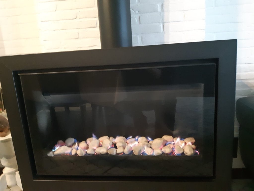 Gashaard (gaskachel) Wellstraler KM90 HR/11 op propaan, Enlèvement, Comme neuf, Cheminée sur pied, Cheminée au gaz