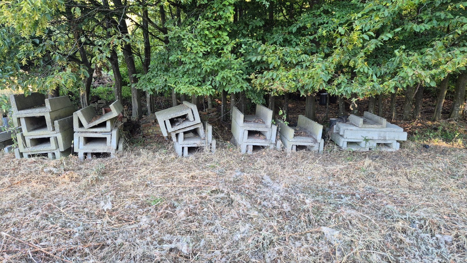 Betonnen U, Ophalen, Gebruikt