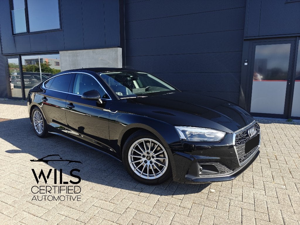Audi A5 sportback- automaat,LED,leder,trekhaak, full history, Autos, Audi, Cuir, Achat, Entreprise, Entretenue par le concessionnaire