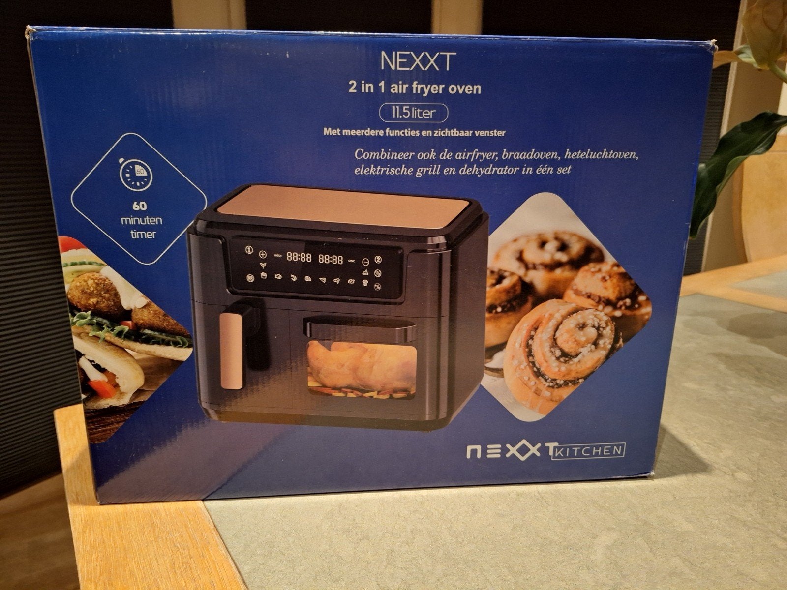 air Fryer numérique 2 en 1, Ophalen
