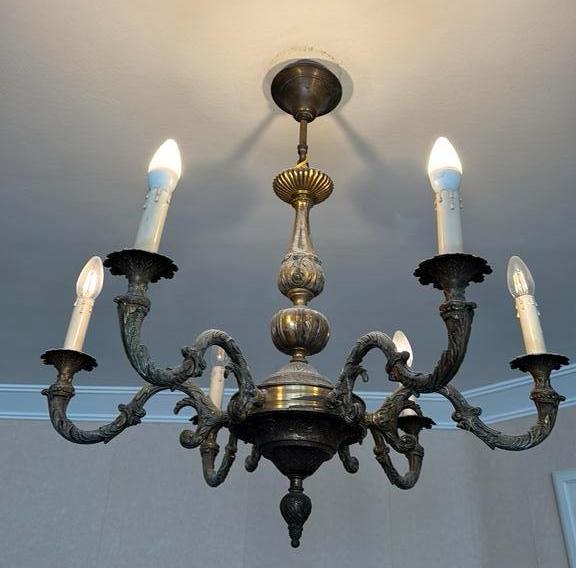 Lamp te koop, Ophalen, Overige materialen, Bronz