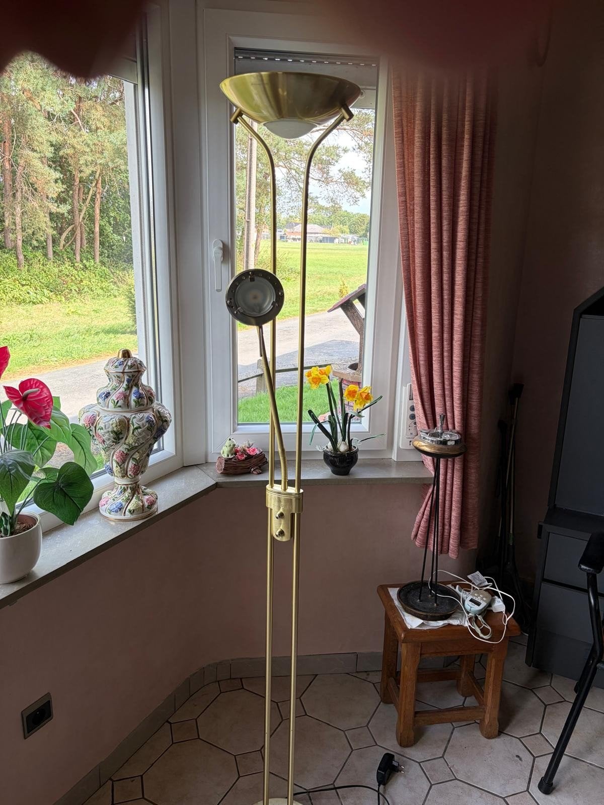 staanlamp, Ophalen
