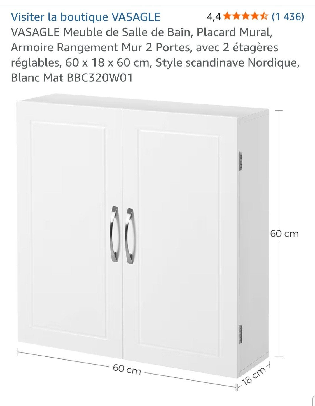 Petit meuble NEUF! Meuble salle de bain ou autre, Enlèvement