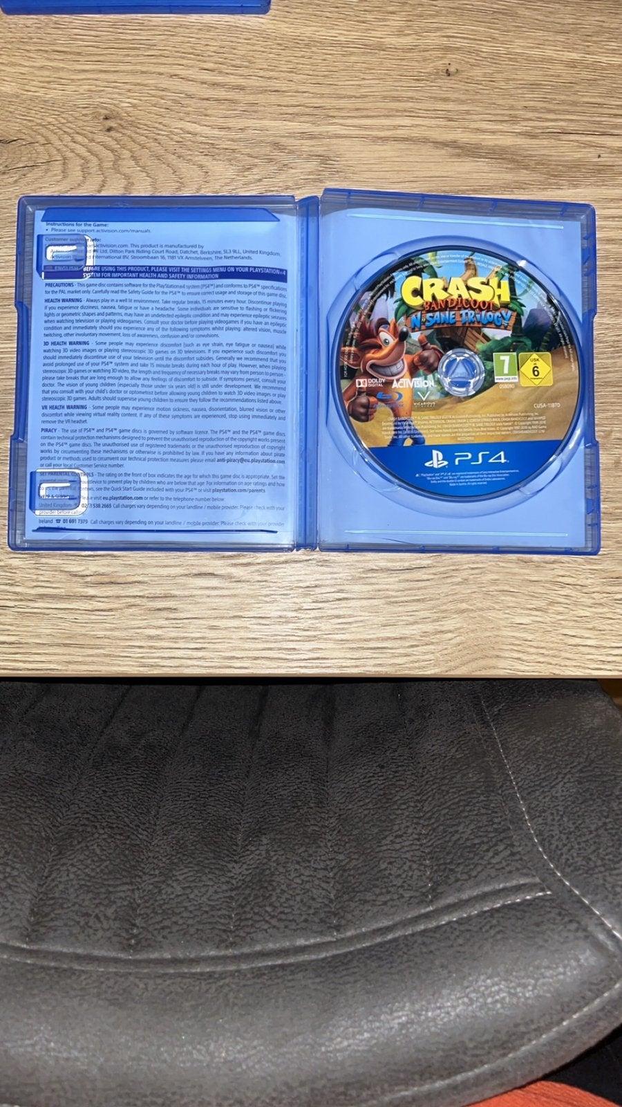 Crash Bandicoot N. Sane Trilogy – PS4, Games en Spelcomputers, 1 speler, Zo goed als nieuw, Vanaf 7 jaar, Ophalen