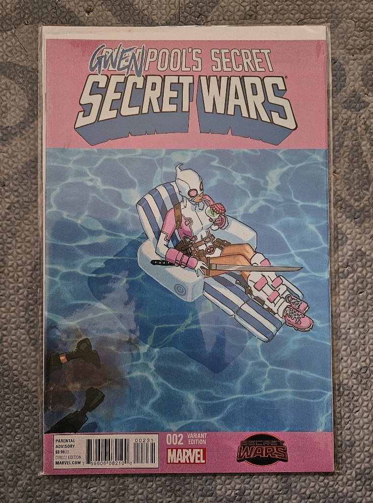 Deadpool's Secret Secret Wars #2C Gwenpool variant cover, Neuf, Enlèvement ou Envoi, Comics, Amérique