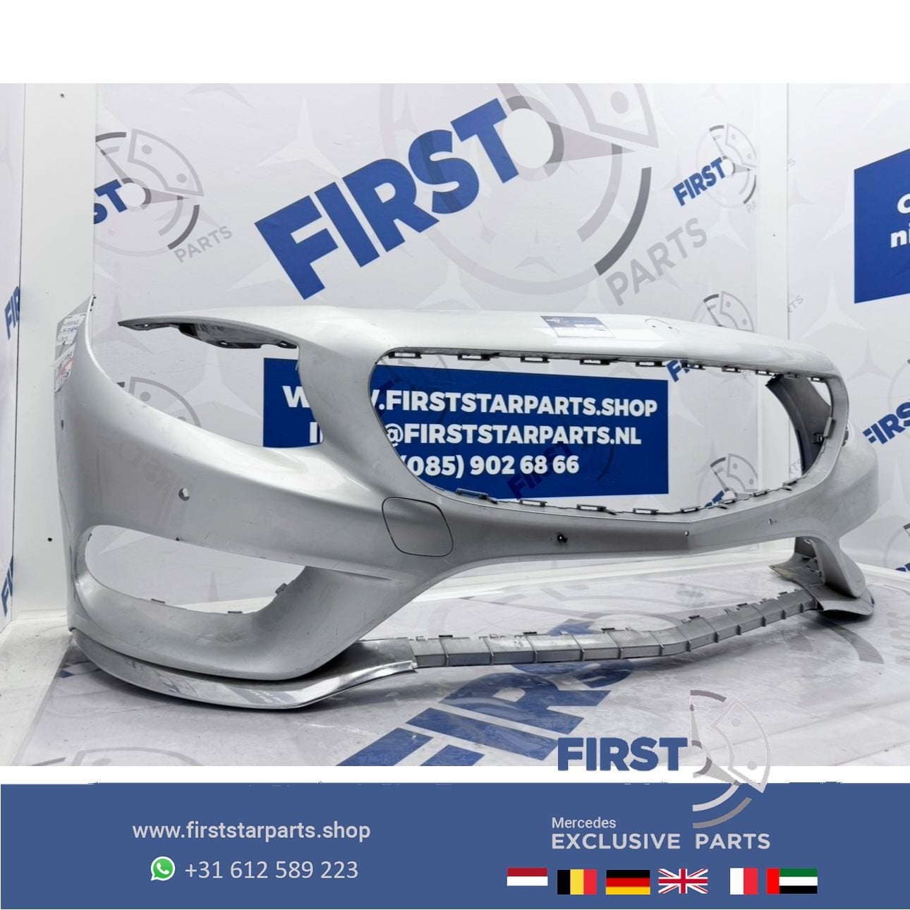 W217 C217 A217 S KLASSE AMG BUMPER COUPÉ CABRIO AMG Voorbump, Auto-onderdelen, Carrosserie, Bumper, Mercedes-Benz, Voor, Gebruikt