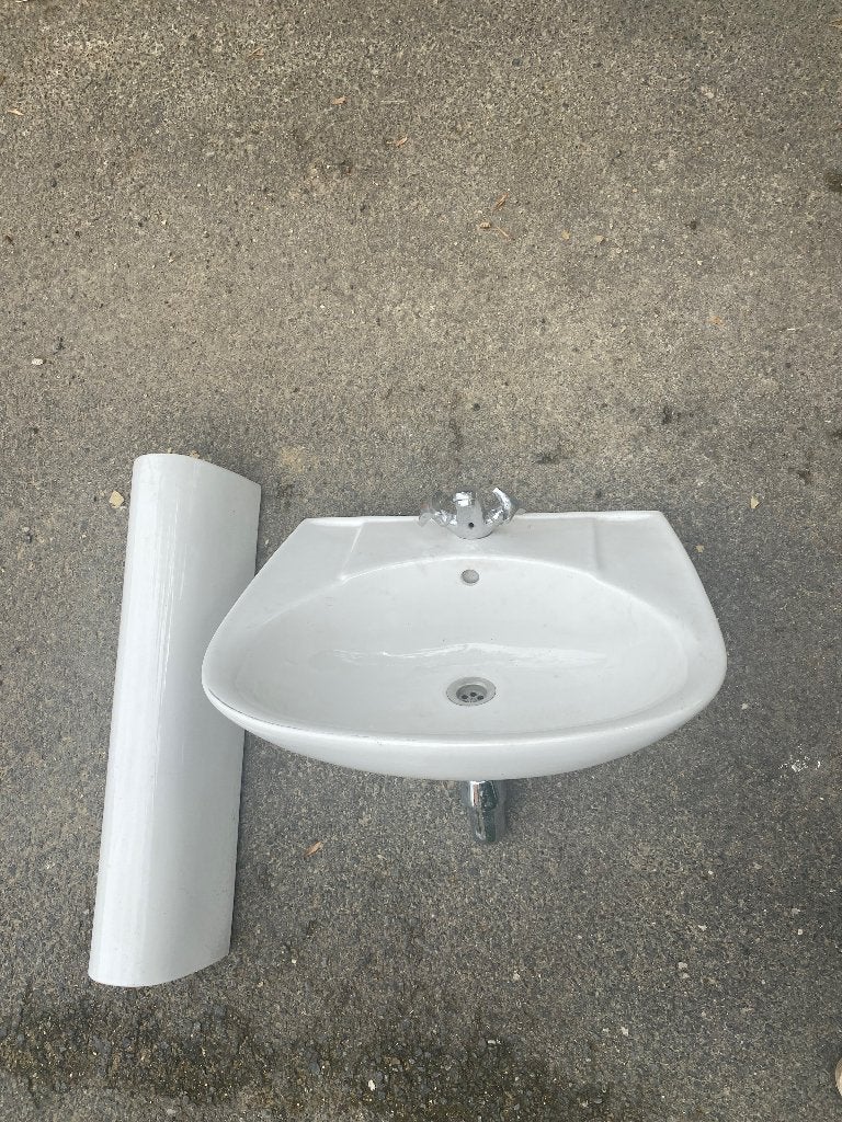 Lavabo, Bricolage & Construction, Sanitaire, Enlèvement, Utilisé, Lavabo