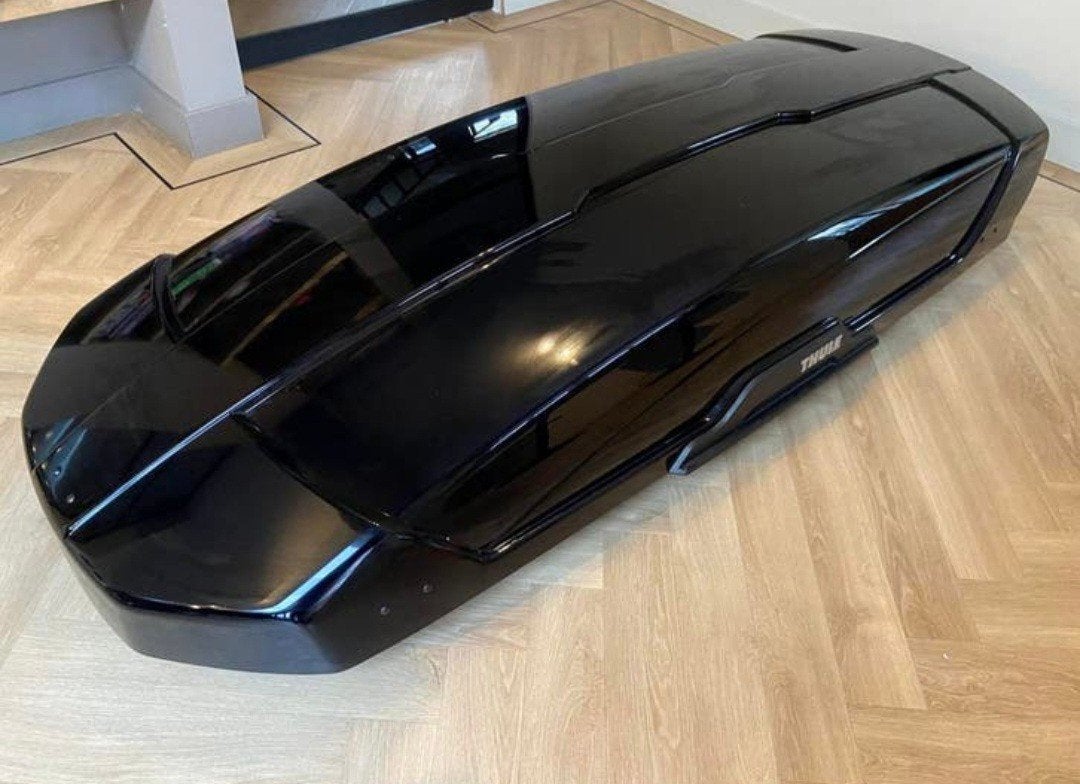 Thule Motion xt XXL black glossy dakkoffer, Ophalen