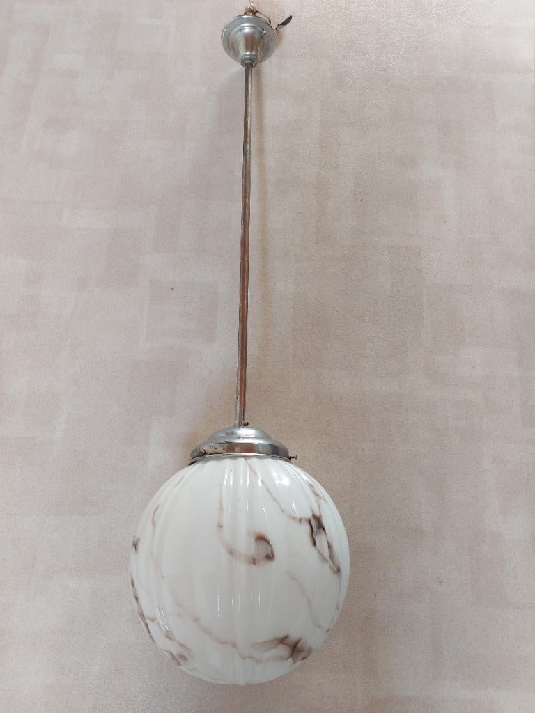 Murano glazen hang bollamp, Ophalen