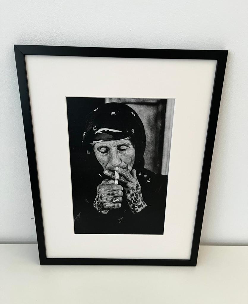Vintage print in passe-partout, Audio, Tv en Foto, Fotografie | Fotolijsten, Ophalen of Verzenden, Nieuw